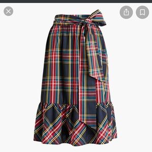 NWT J.Crew Plaid Skirt